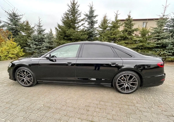 Audi A8 cena 336000 przebieg: 53246, rok produkcji 2020 z Skórcz małe 154